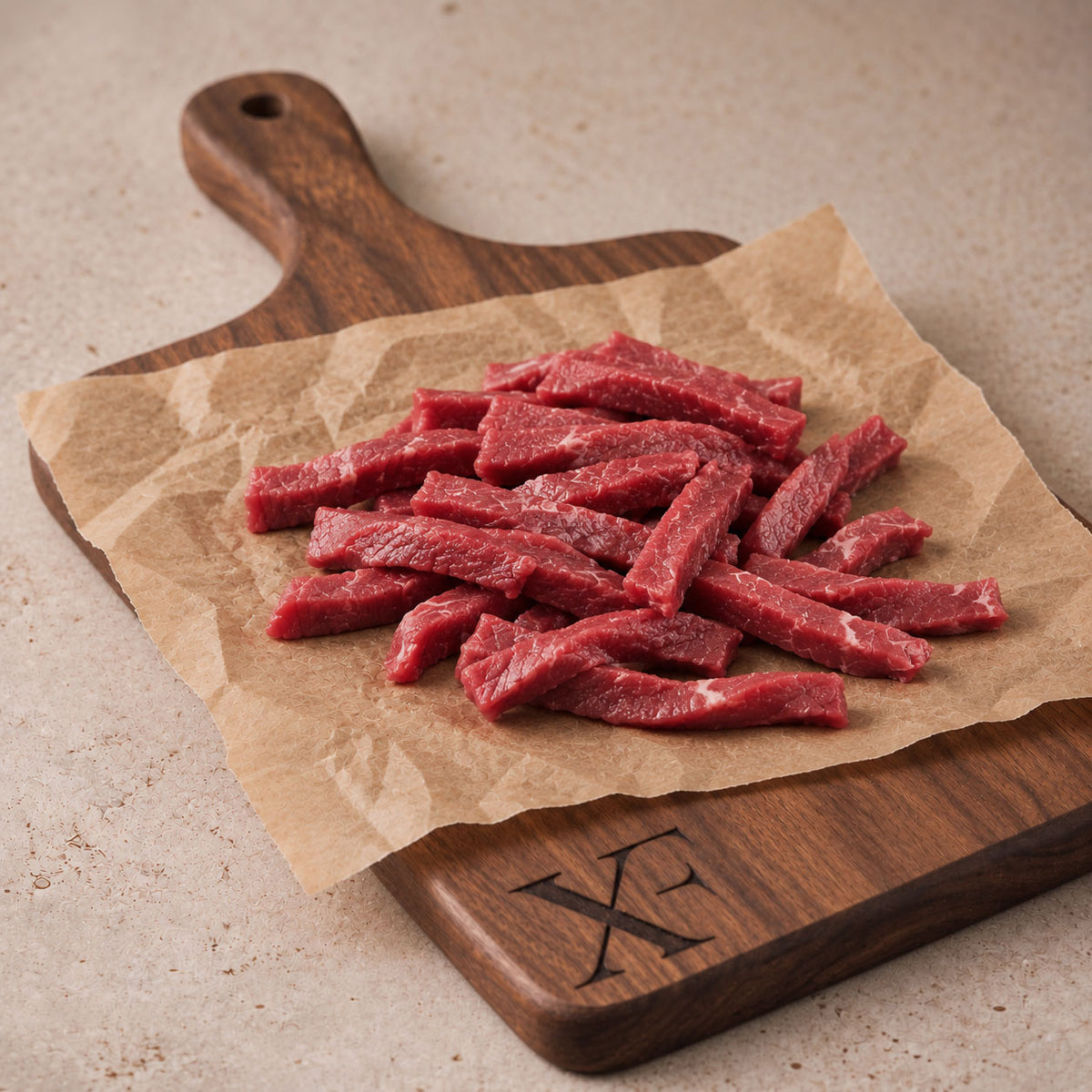 Premium Grain-Fed Angus Strips