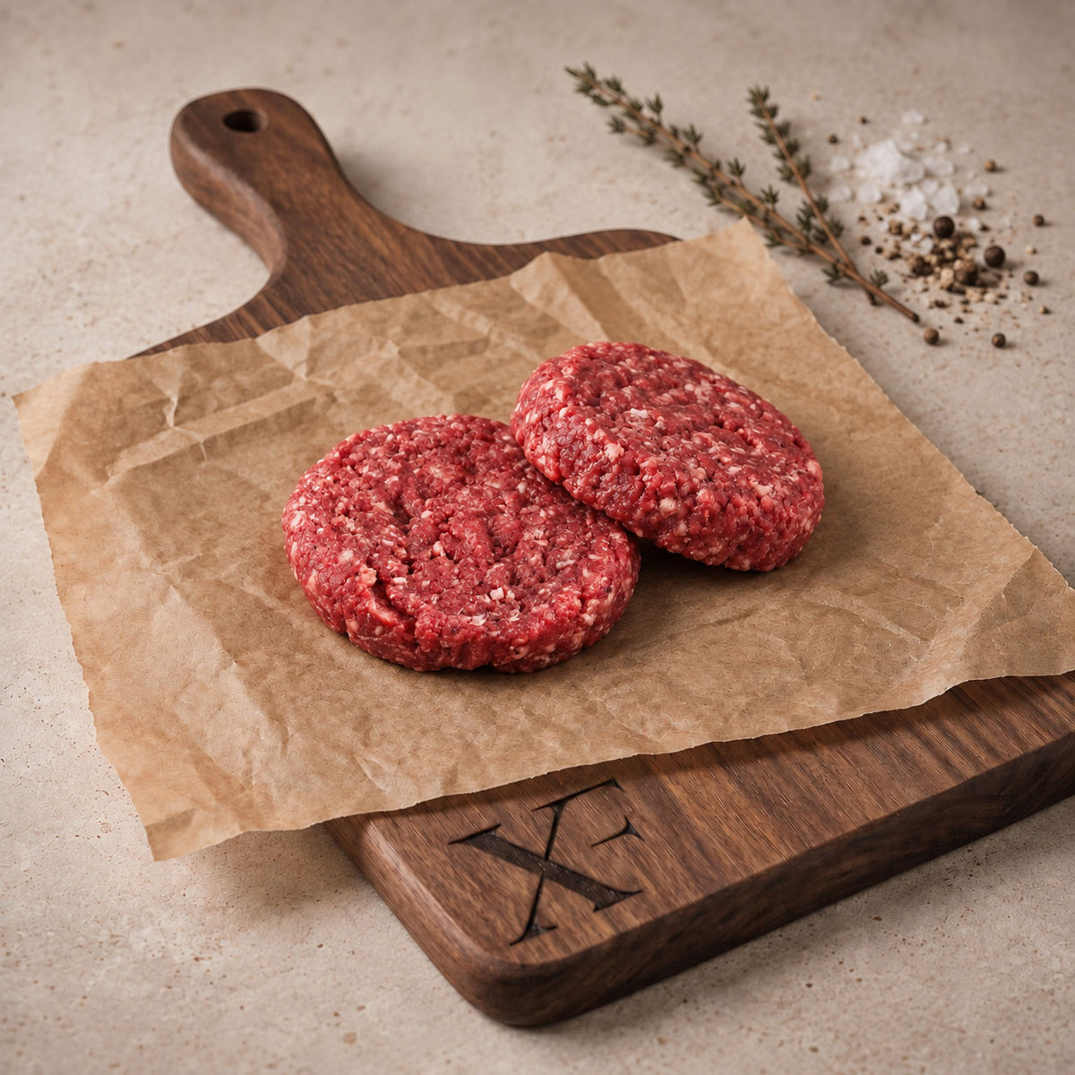 Premium Grain-Fed Angus/Shorthorn Patties