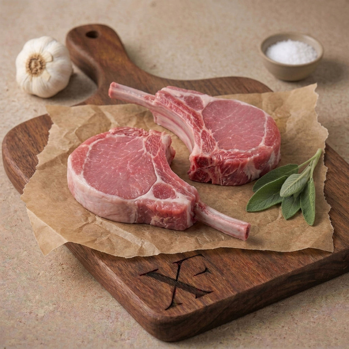 Duroc Pork Frenched Rack